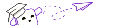 Hoppy throwing a paperplane